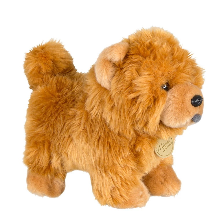 Cute Simulation Chow Chow Dog Doll Plush Toy Birthday Gift