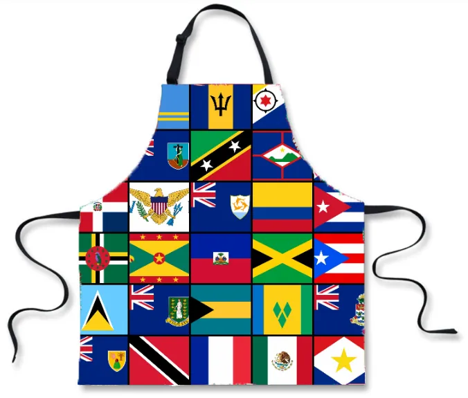 Waterproof Island Map Apron