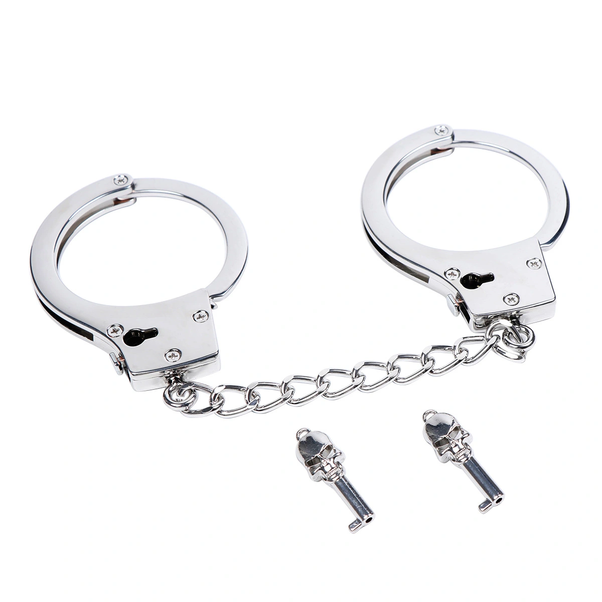 Skeleton Head Key Iron Chain Alloy Handcuffs
