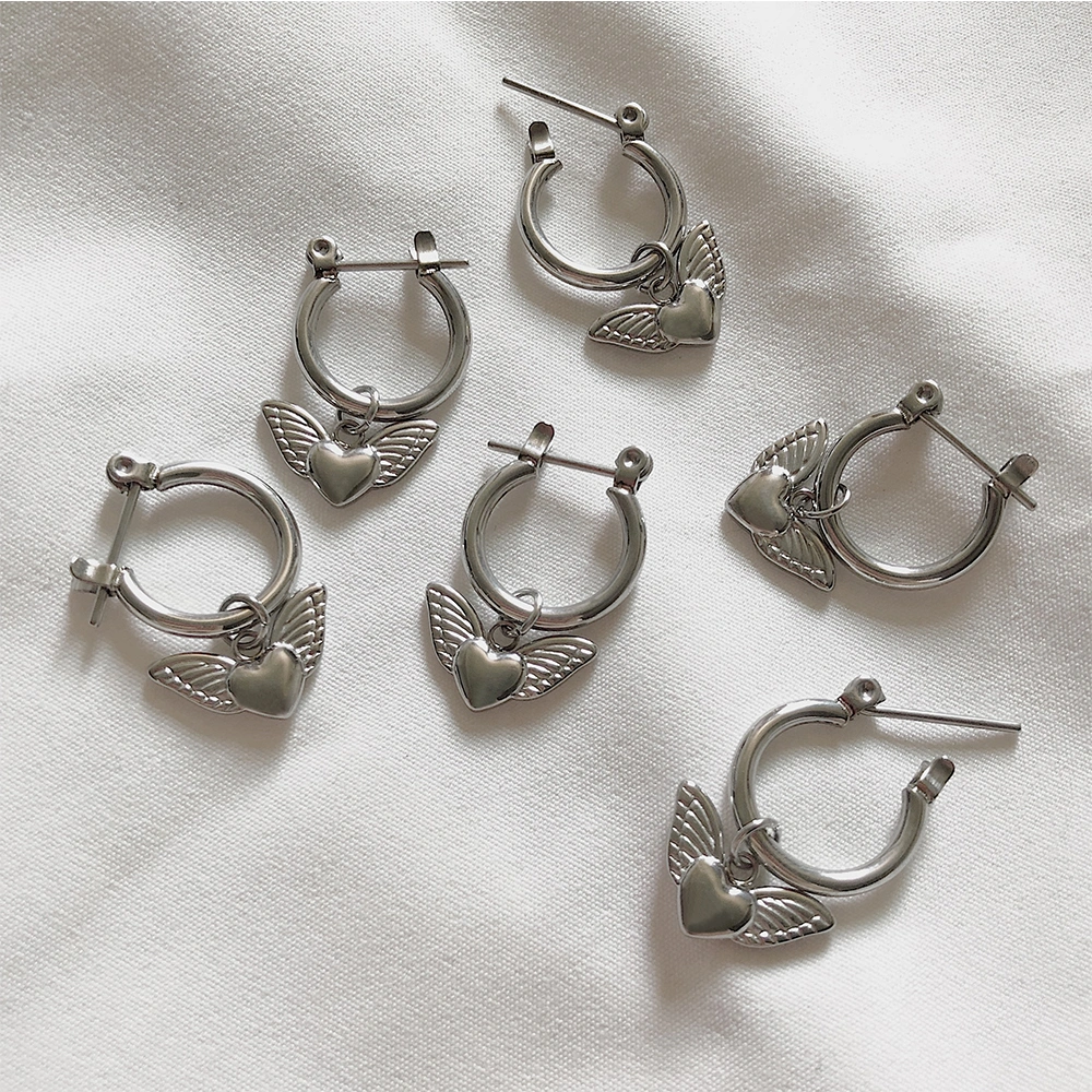 Women's Fashion Love Wing Earrings