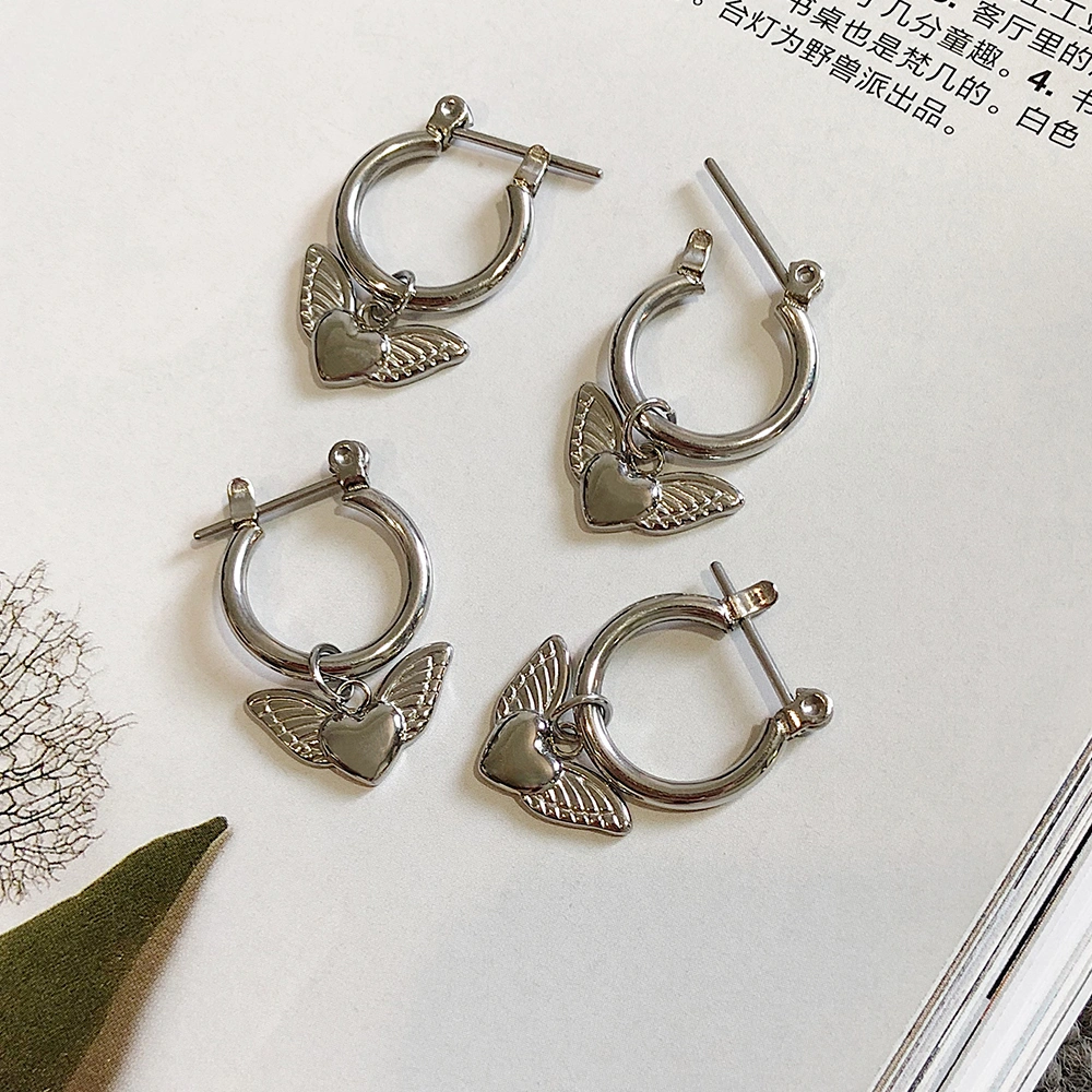 Women's Fashion Love Wing Earrings
