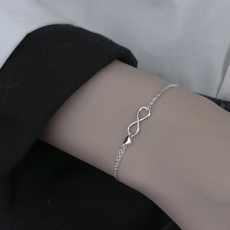 Infinite Love Bracelet Infinity Symbol Double Layer