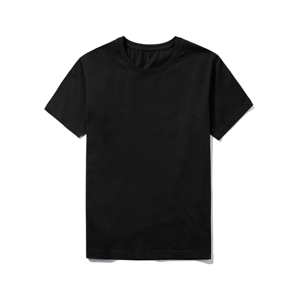Straight Casual Round Neck T-shirt