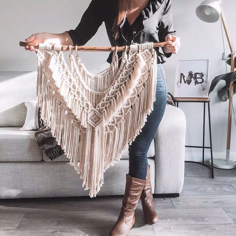 Nordic Style Woven Tassel Tapestry Handmade