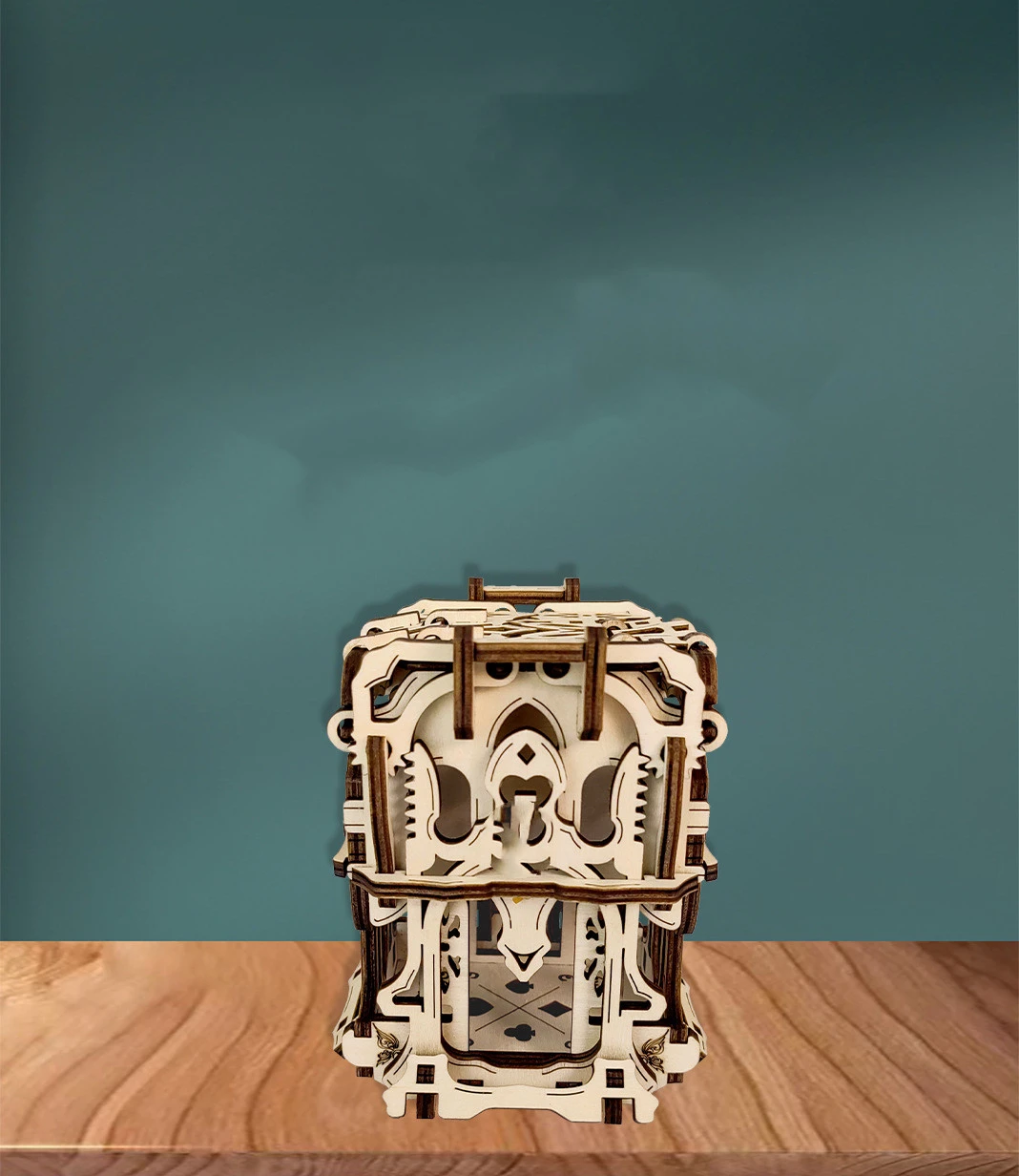 Manual Assembly Model Of Three-dimensional Puzzle Storage Box