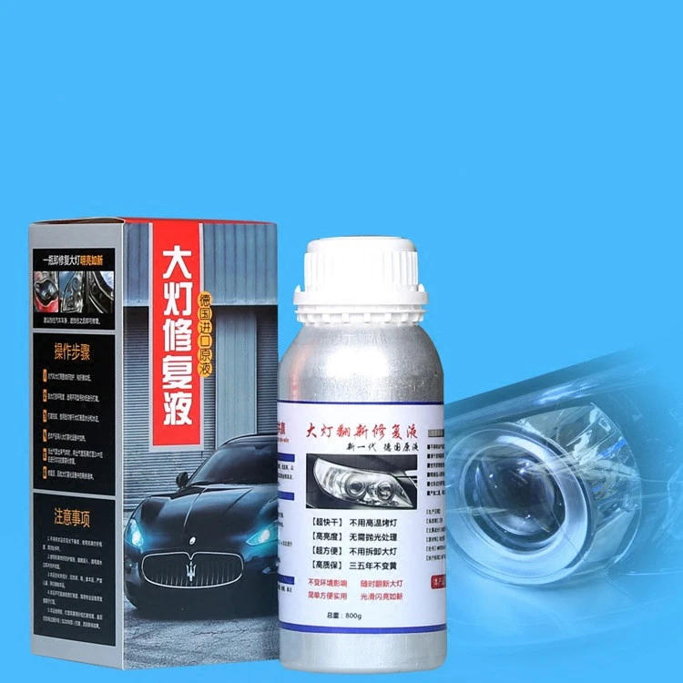 Car Headlight Repair Coating Solution Refurbishment