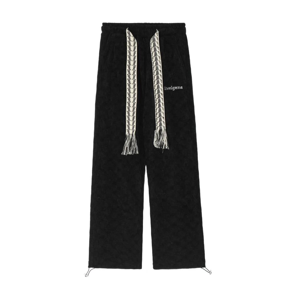 Braided Draw Rope Decorative Bundle Foot Pants Men Street