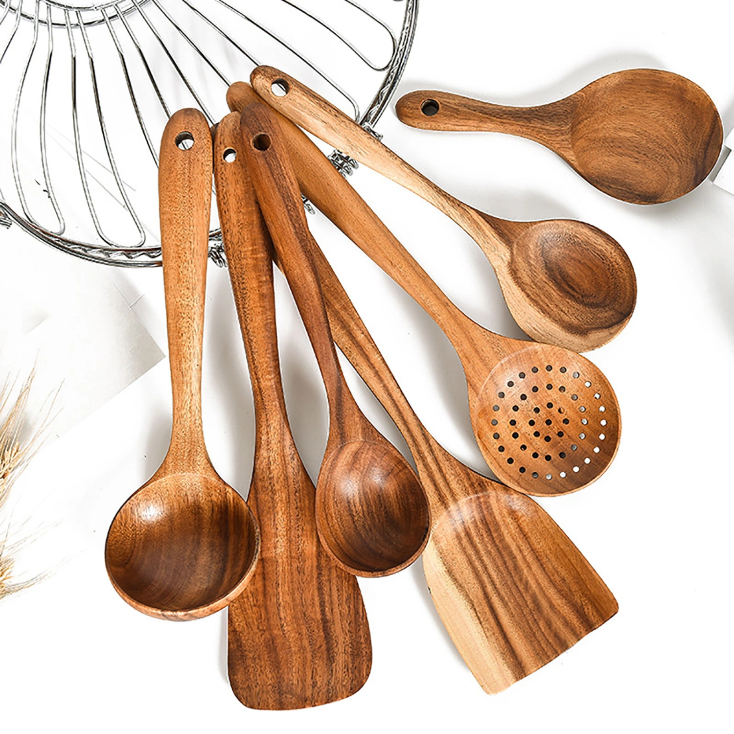 Soup Spoon Kitchen Tool High Temperature Resistant Sturdy Frying Spatula Skimmer Spoon Kitchen Supplies
