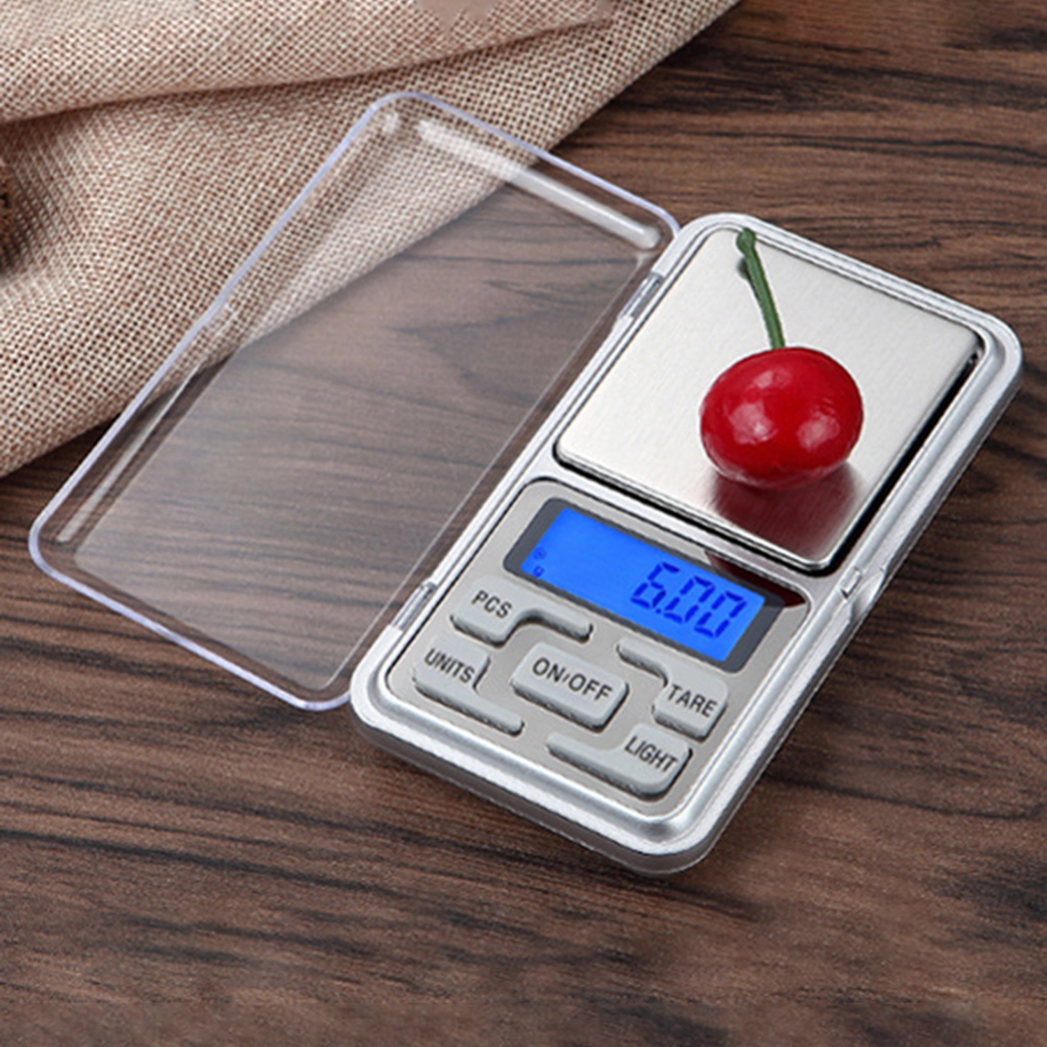 100/200/300/500g Compact Electronic Scale LCD Display ABS Portable Mini Pocket Digital Scale for Home