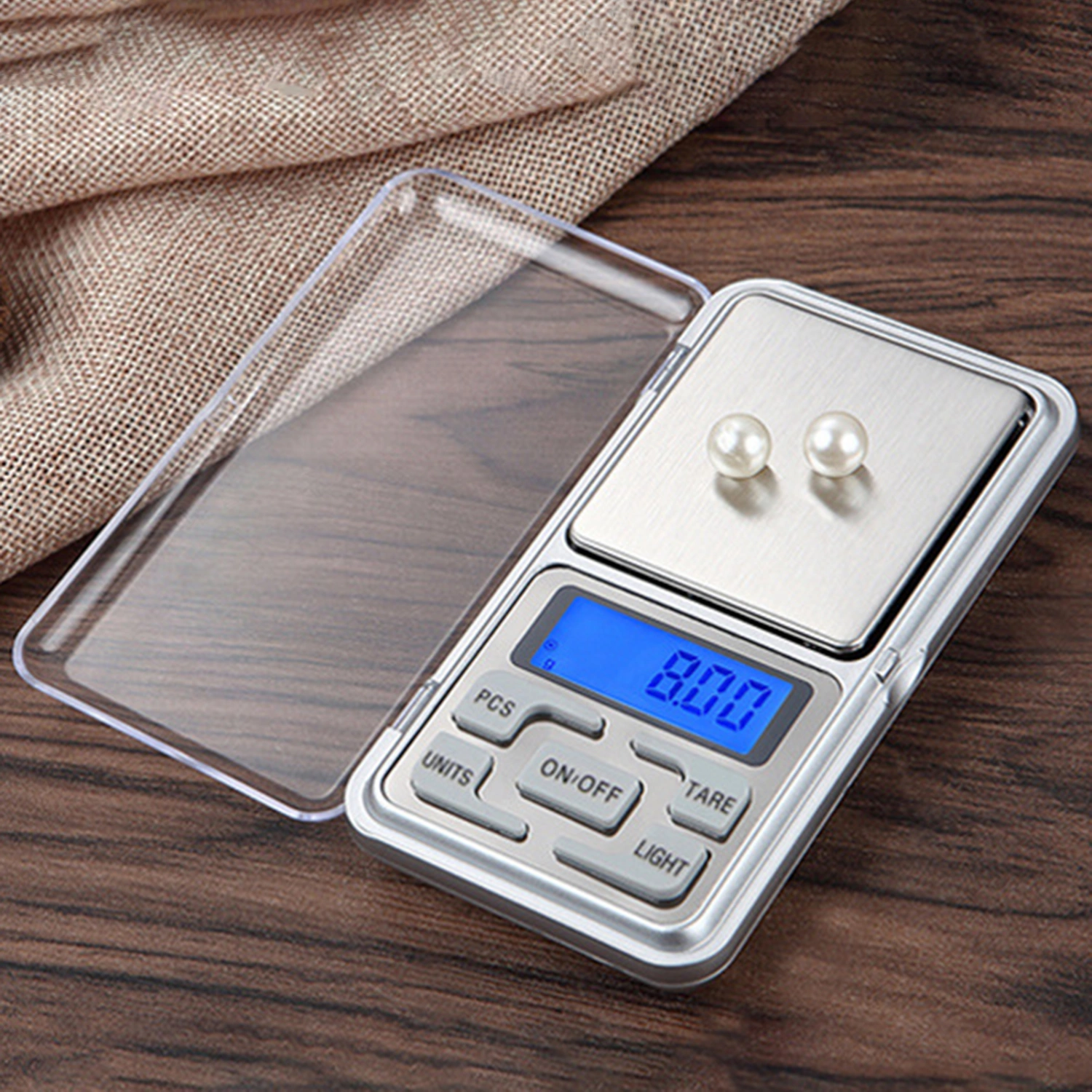 100/200/300/500g Compact Electronic Scale LCD Display ABS Portable Mini Pocket Digital Scale for Home