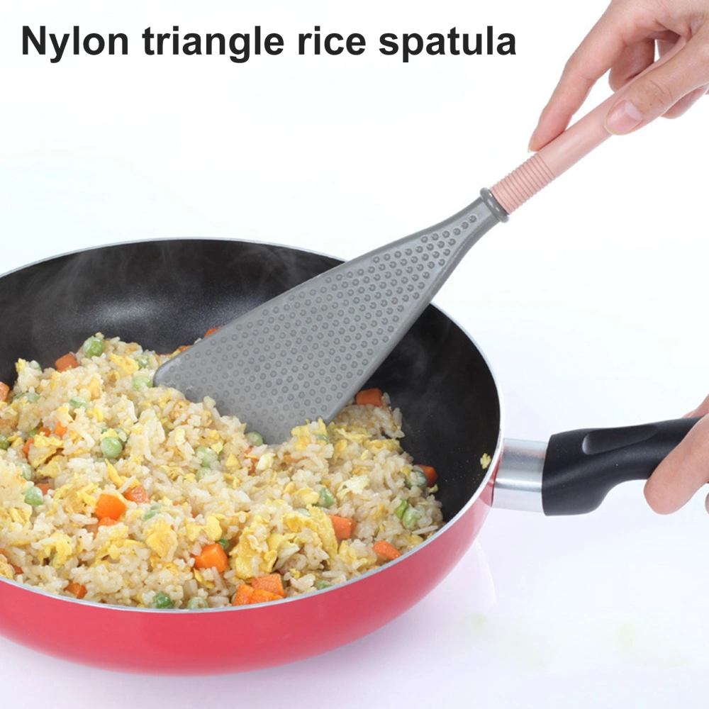 Triangular Spatula with Hanging Ear Heat Resistant Anti-scalding Concave Point Non-stick Stir-fried Oil-proof Fried Shovel Cooking Utensil