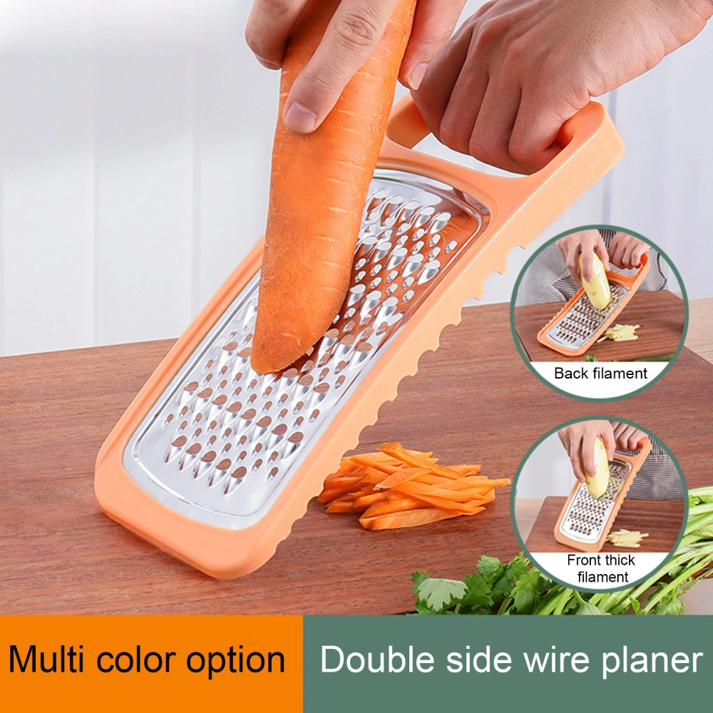 Vegetable Slicer Super Sharp Double Sides Multi-purpose Stainless Steel Corrugated Net Carrot Cucumber Chopper Kitchen Tool