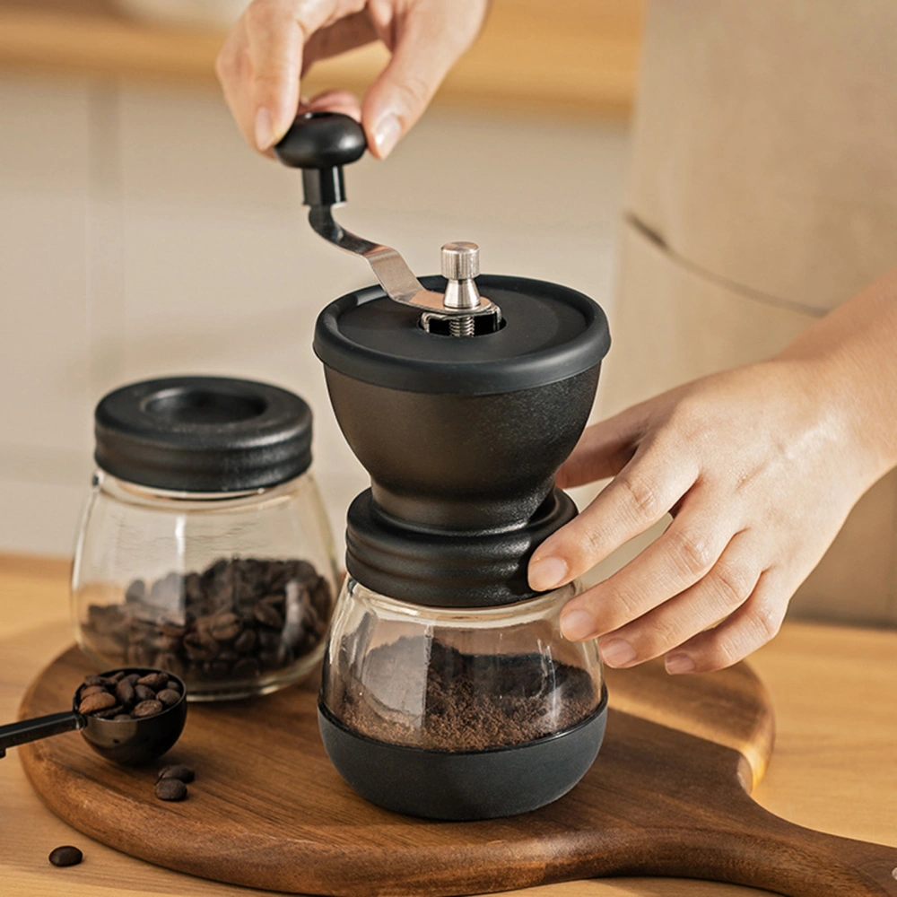 Premium Manual Coffee Grinder with Adjustable Grind Size And Travel Jar Time-saving Coffee Grinder Home Supply