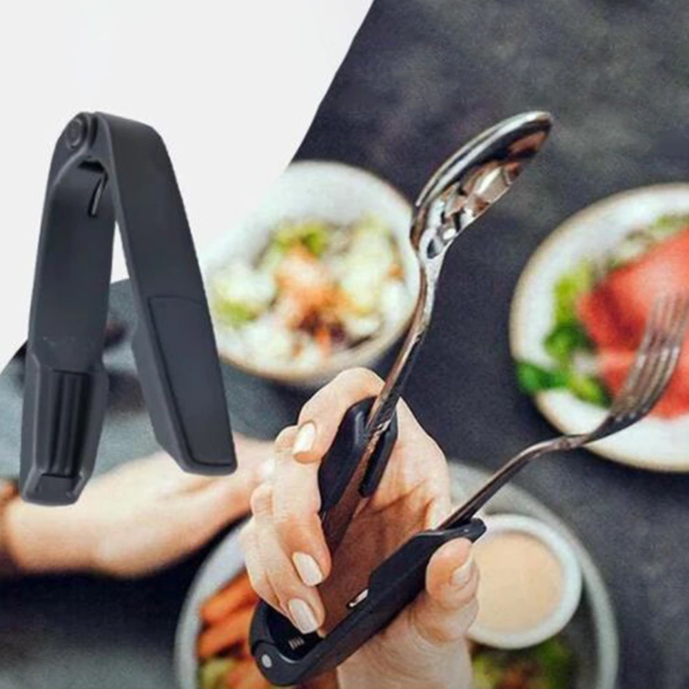 Any Tongs Comfortable Grip Long Handle No-Stick Food  Anti-scalding ABS Bread Clamp Cake Clip Tableware Clip Household Supplies