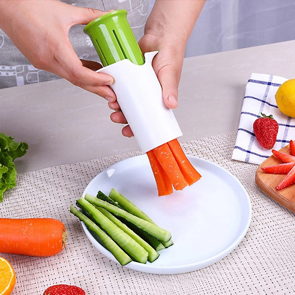 Fruit Slicer Food Grade Smooth Edge Reusable Sharp Blade Design with Handle Save Labor Cucumber Potato Vegetable Slicer Fruit Cutter Tool Kitchen Supplies