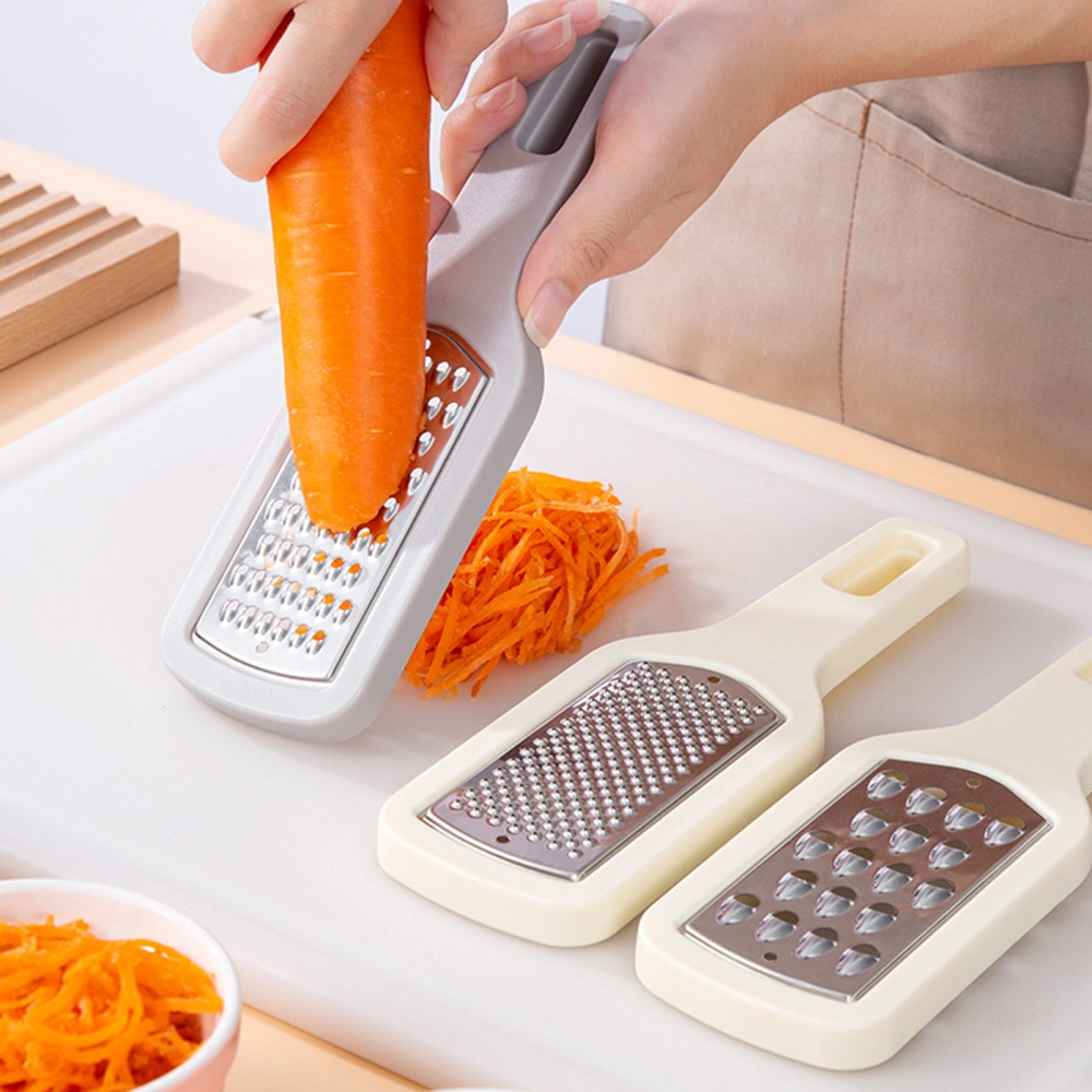 3Pcs Vegetable Shredder Sharp Blade Stainless Steel 3-in-1 Handheld Manual Cheese Grater Shredder Kitchen Gadget