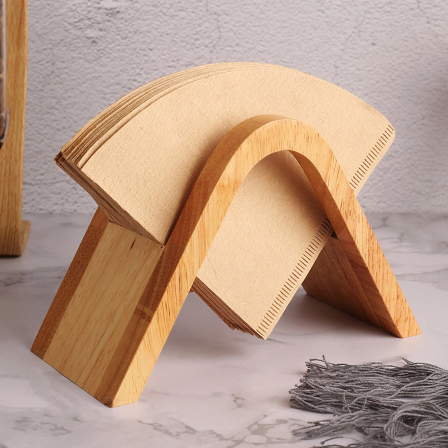 Coffee Filter Holder Easy Access Thickened Smooth Surface Burr-free Portable Filter Paper Storage Anti-slip Coffee House Coffee Filter Paper Dispenser Bar Accessory