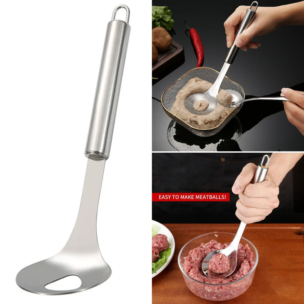 Fish Ball Maker Ergonomic 304 Stainless Steel Non-Stick Creative Meatball Maker Cooking Tools Home Supply