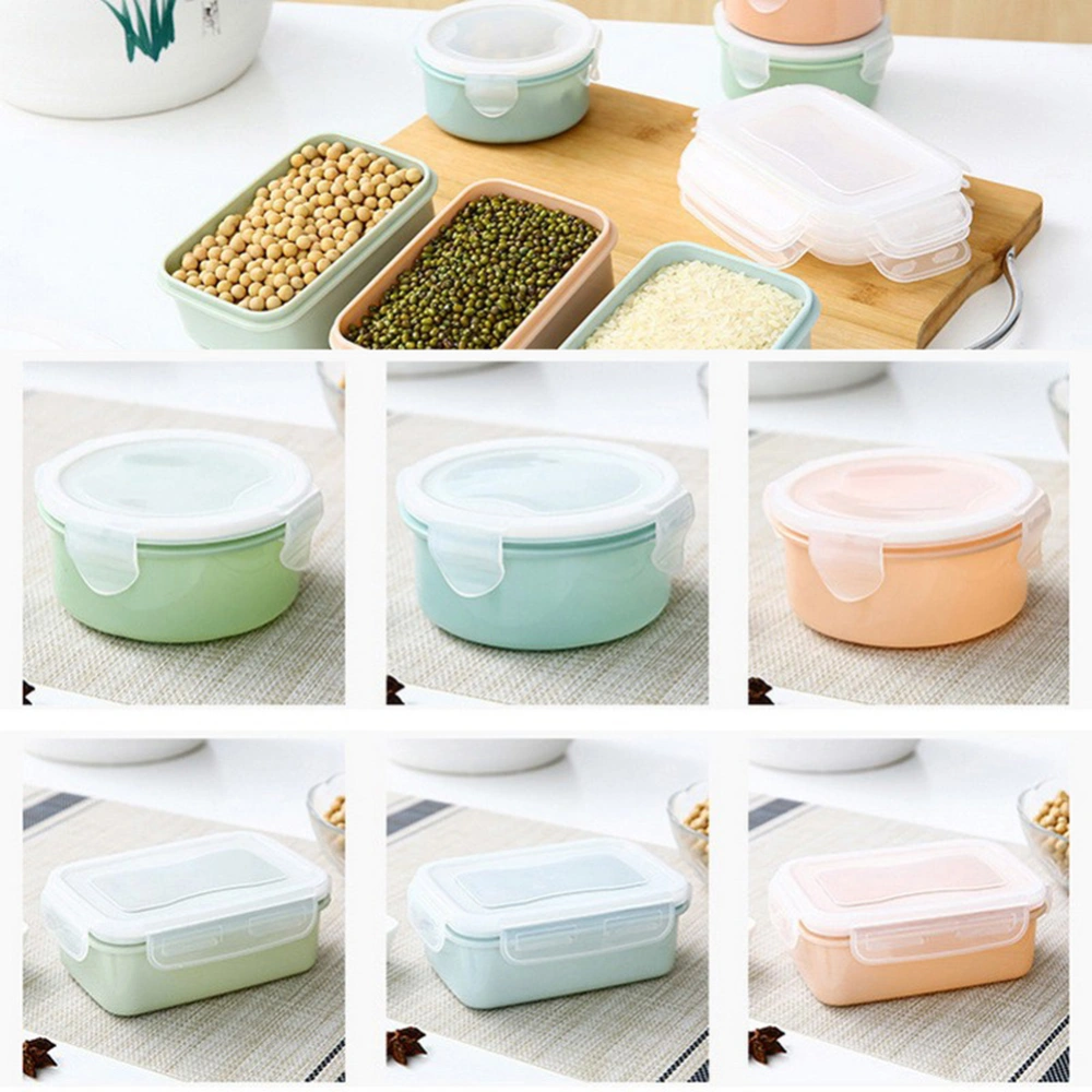 280/380ml Portable Transparent Sealed Lunch Box Food Bento Storage Container