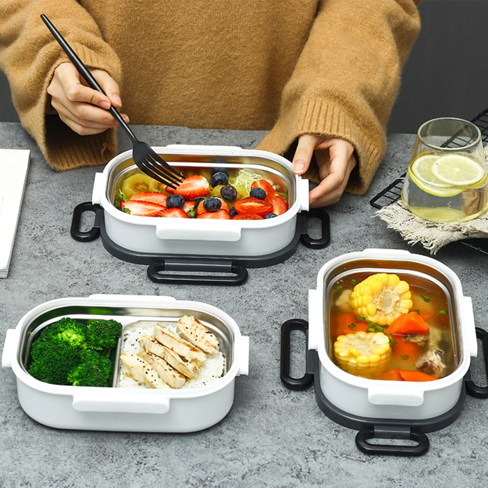 600/1200ml Lunch Boxes Separated Insulated Stainless Steel Household Kitchen Fridge Food Container for Home