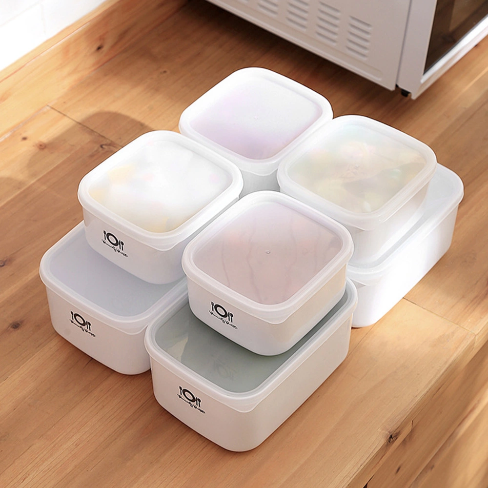 Stackable Bento Box Wide Mouth PP Rectangle Square Food Box for Camping