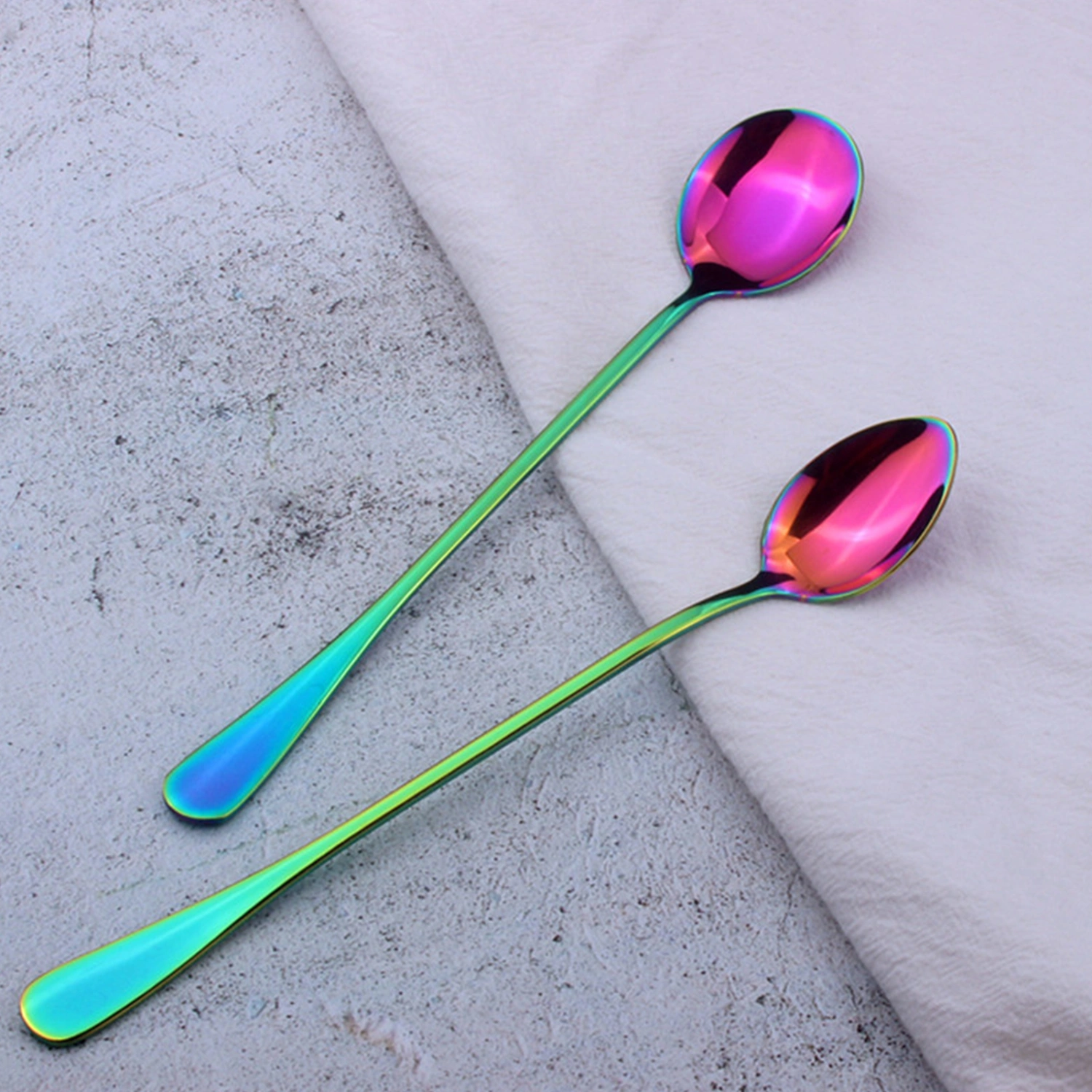 Coffee Spoon Food Grade Corrosion Resistant Stainless Steel Drinking Flatware Spoon Decor for Home