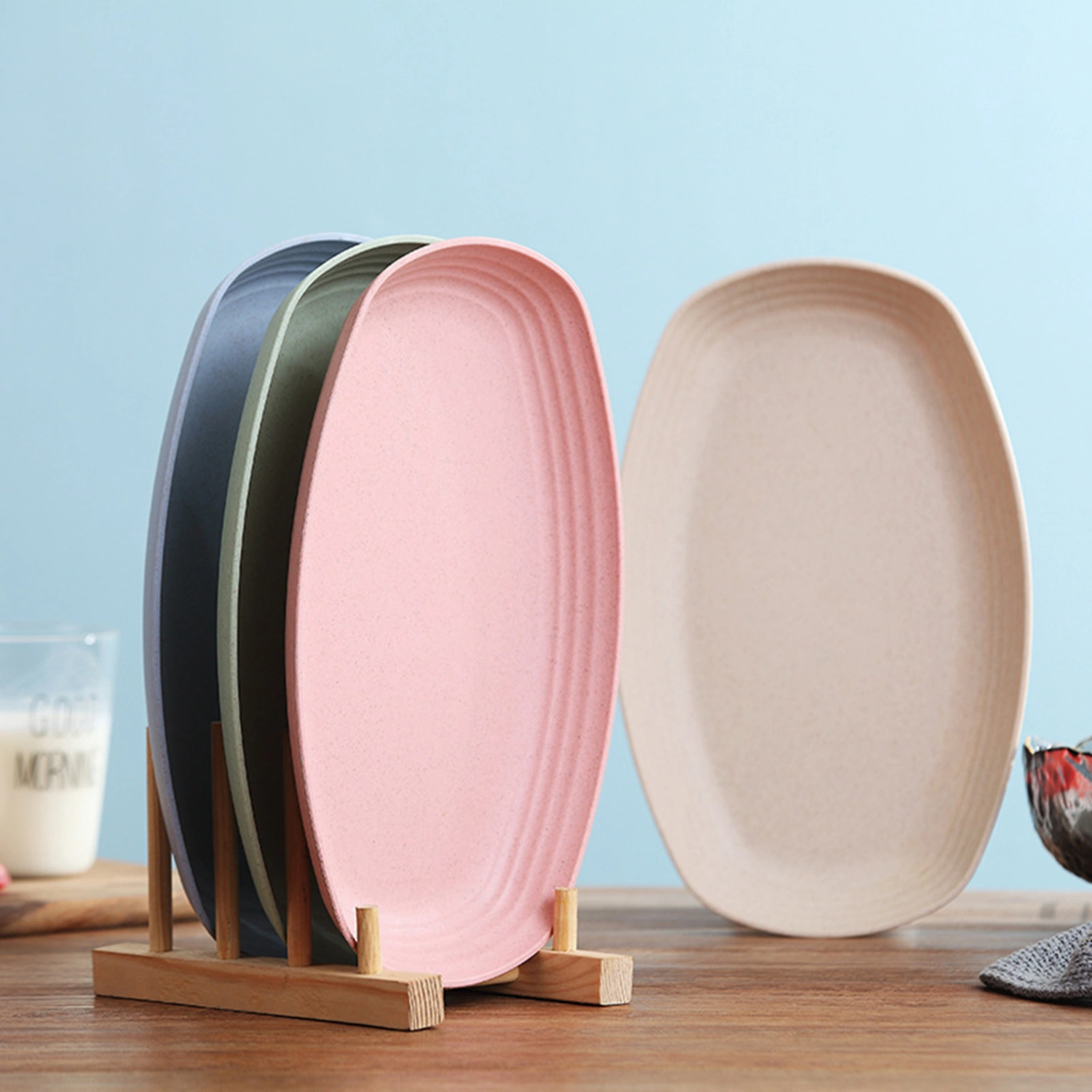 Serving Plate Solid Color Dirt Resistant PP Fruit Sushi Platter Party Favors