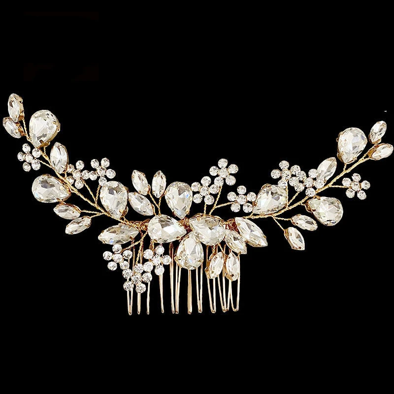 Light Luxury Fashion Hair Accessories Hair Comb Rhinestones