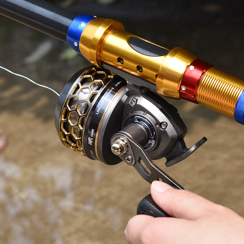 Round Closed Fish Dart Fishing Reel Stainless Steel