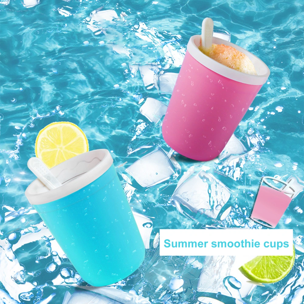 1 Set 180ml Cooling Cup Blended Smoothie Fast Cooling Food Grade Leak-proof Home Supplies Fruit Juice Cooling Cup Daily Use