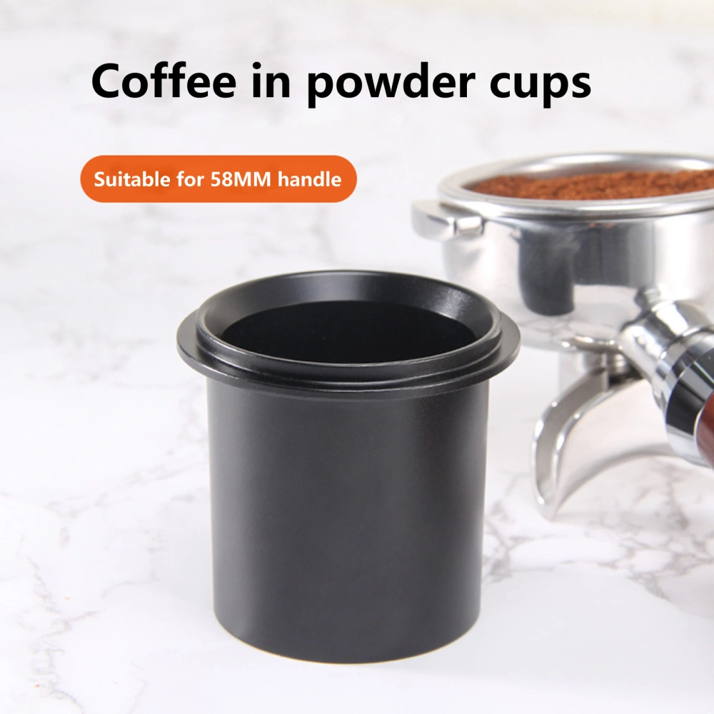 Coffee Dosing Cup Non-Stick Corrosion Resistance Aluminum 51/58mm Portafilter Espresso Dosing Cup for Home Cafe Restaurant