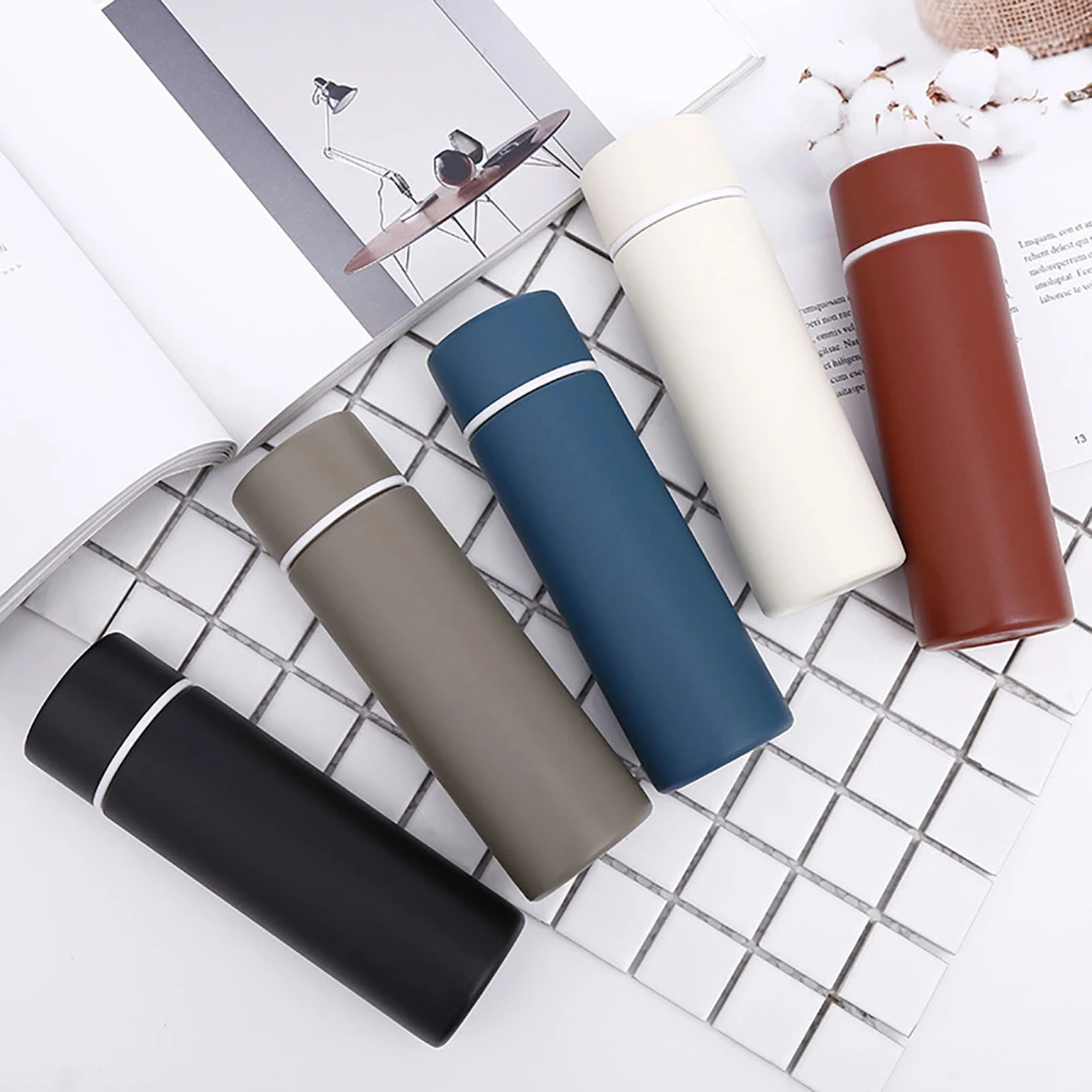 150ml Water Bottle Frosted Texture Multipurpose Easy to Clean Portable Good Sealing Vacuum Insulation Creative Stainless Steel Insulated Cup Gifts