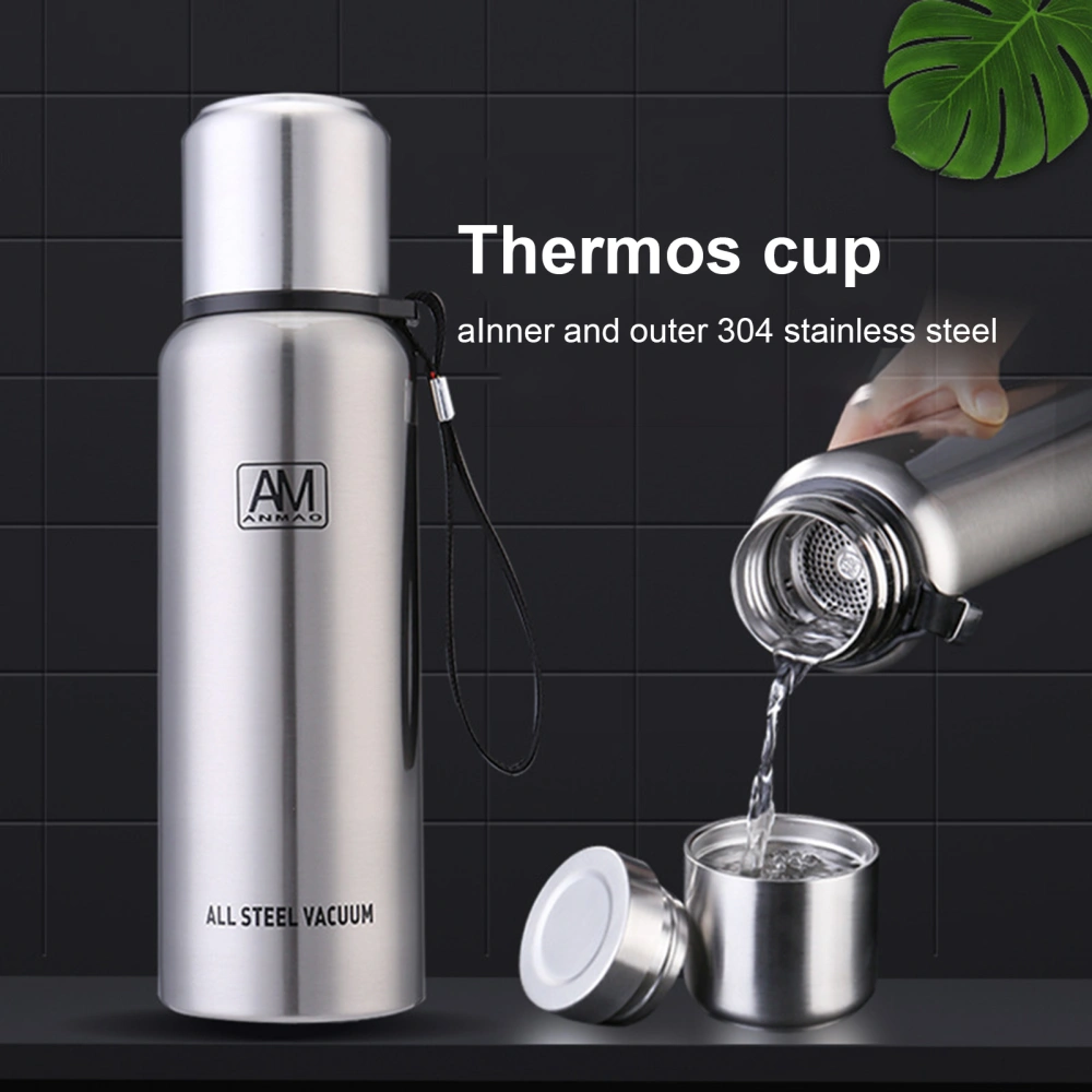 500/750/1000/1500ML Insulated Cup Leak-proof Wide Mouth 24 Hours Thermal Insulation Sealed Lid Vacuum Flask for Travel