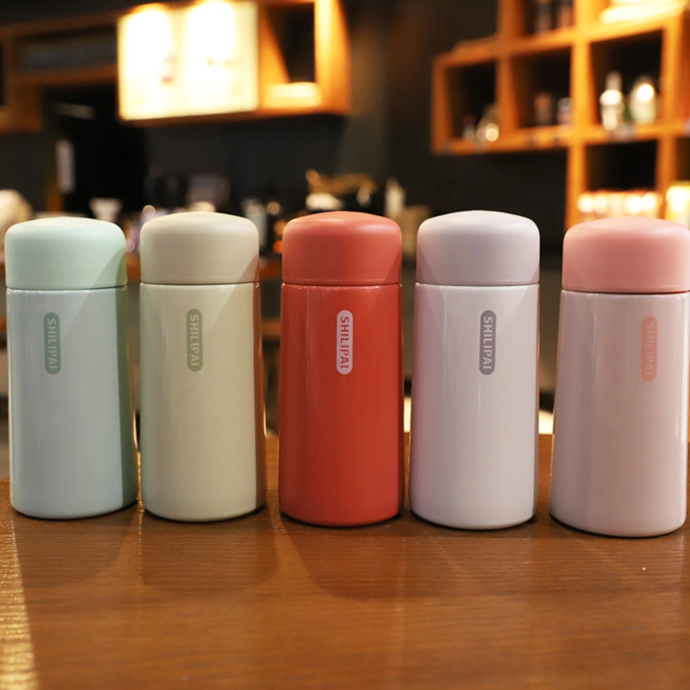 150ML Insulated Bottle Leak-proof Drop-resistant Tea Separation Wide Mouth Drink Water Cute Girls Thermal Cup for School