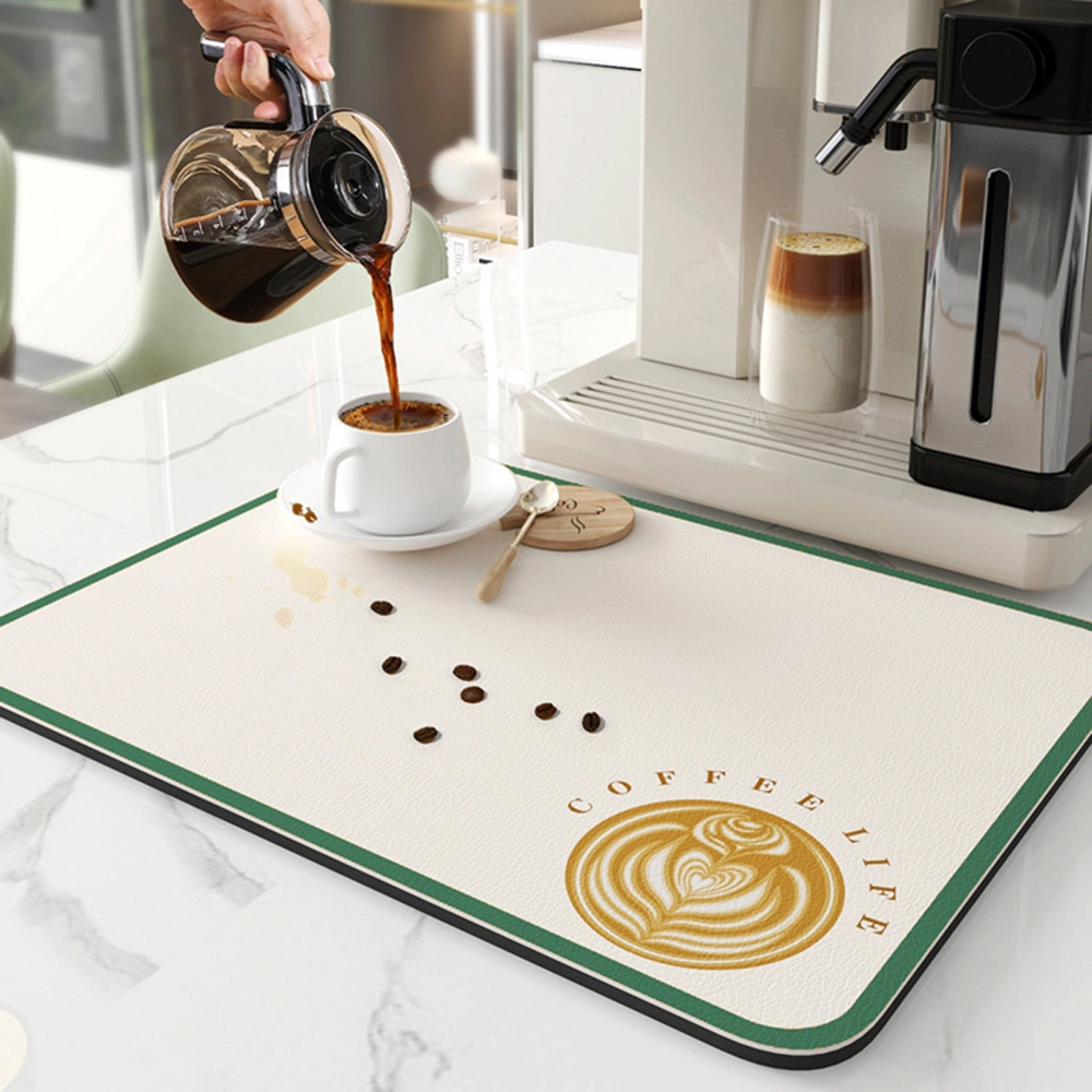 Coffee Draining Pad Water Absorption Thickened Heat Insulation Anti-scalding Restaurant Bowl Cup Plate Dish Table Mat Household Supplies