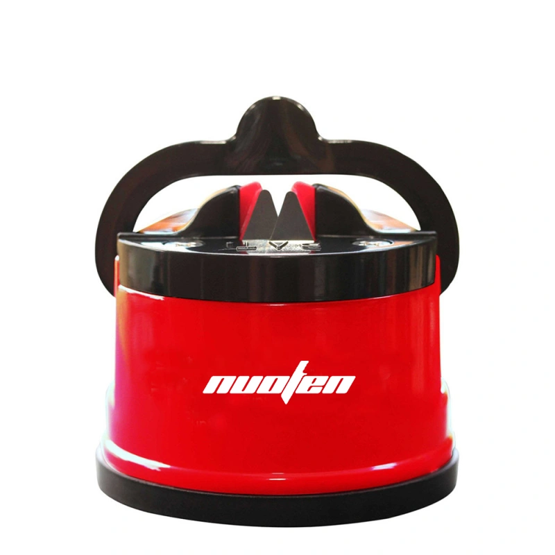 Press suction cup type sharpener