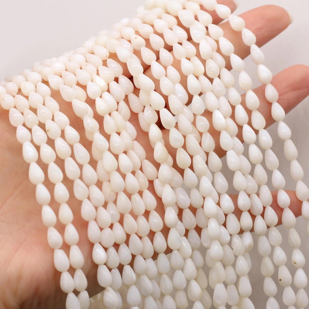 Natural Freshwater White Beiyuan Water Droplets DIY Handmade Accessories