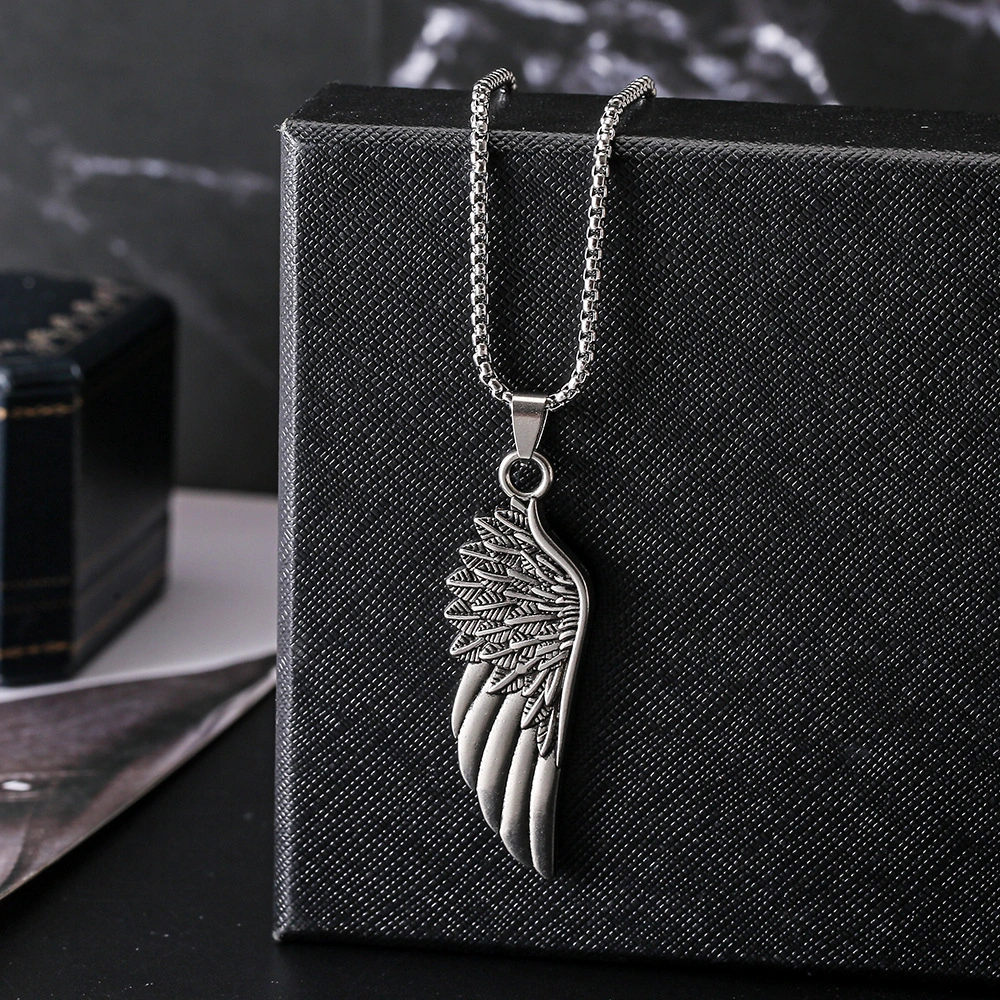 Female Ins Angel Wings All Match Pendant