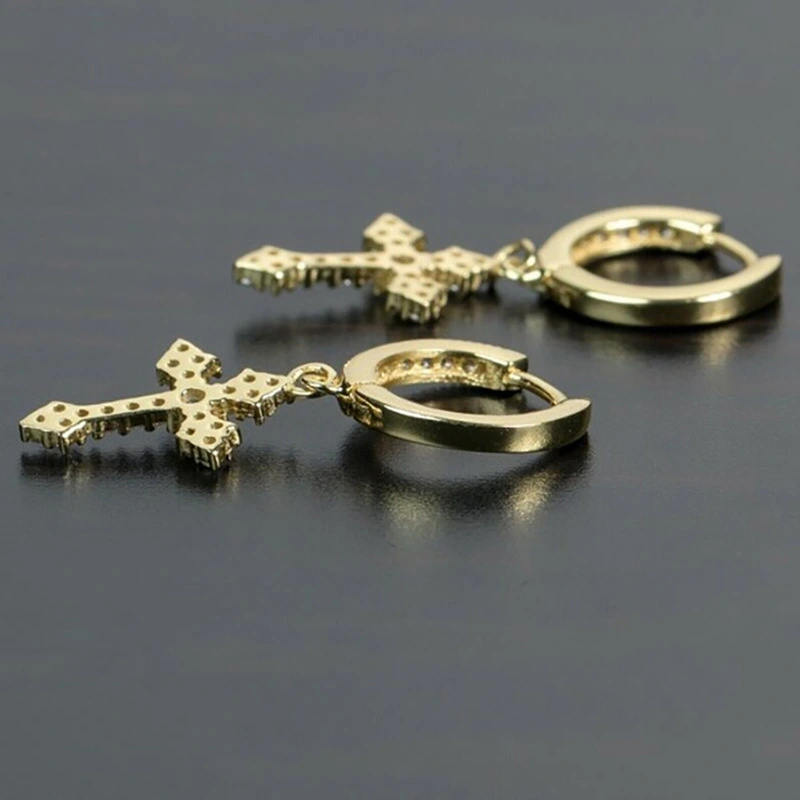 Cross Men's And Women's Earrings Europe And America