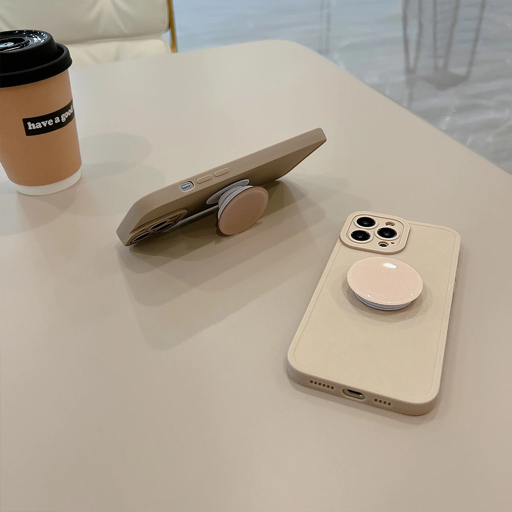Plastic Retro Minimalist Phone Case With Holder