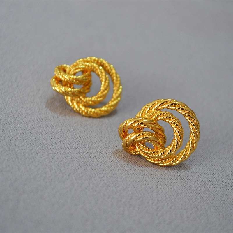 Women's Twist Winding Braided Earrings