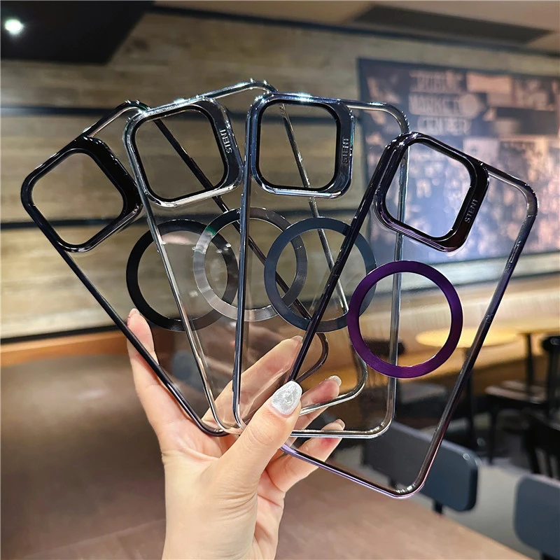 Electroplated Mirror Guard Bracket Phone Case Protector