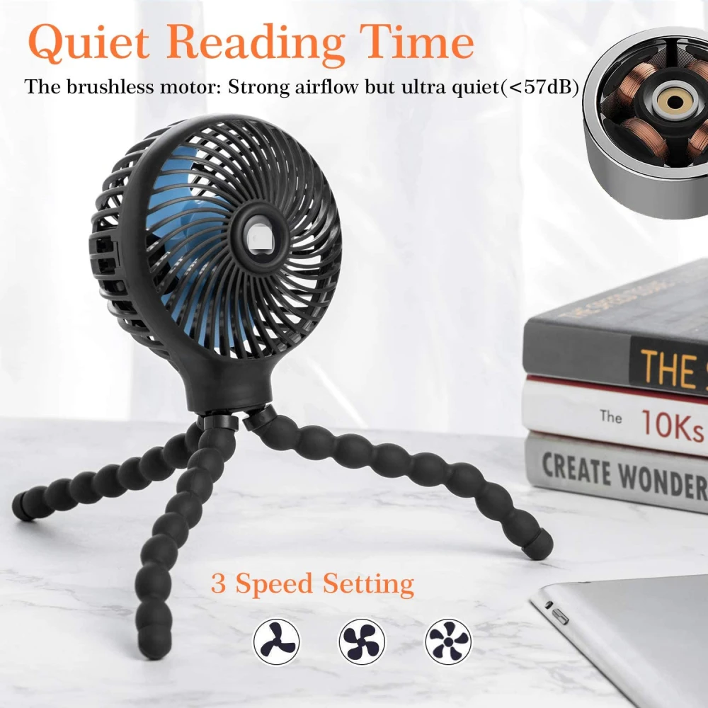 Octopus Deformation Charging Mini Handheld Small Fan