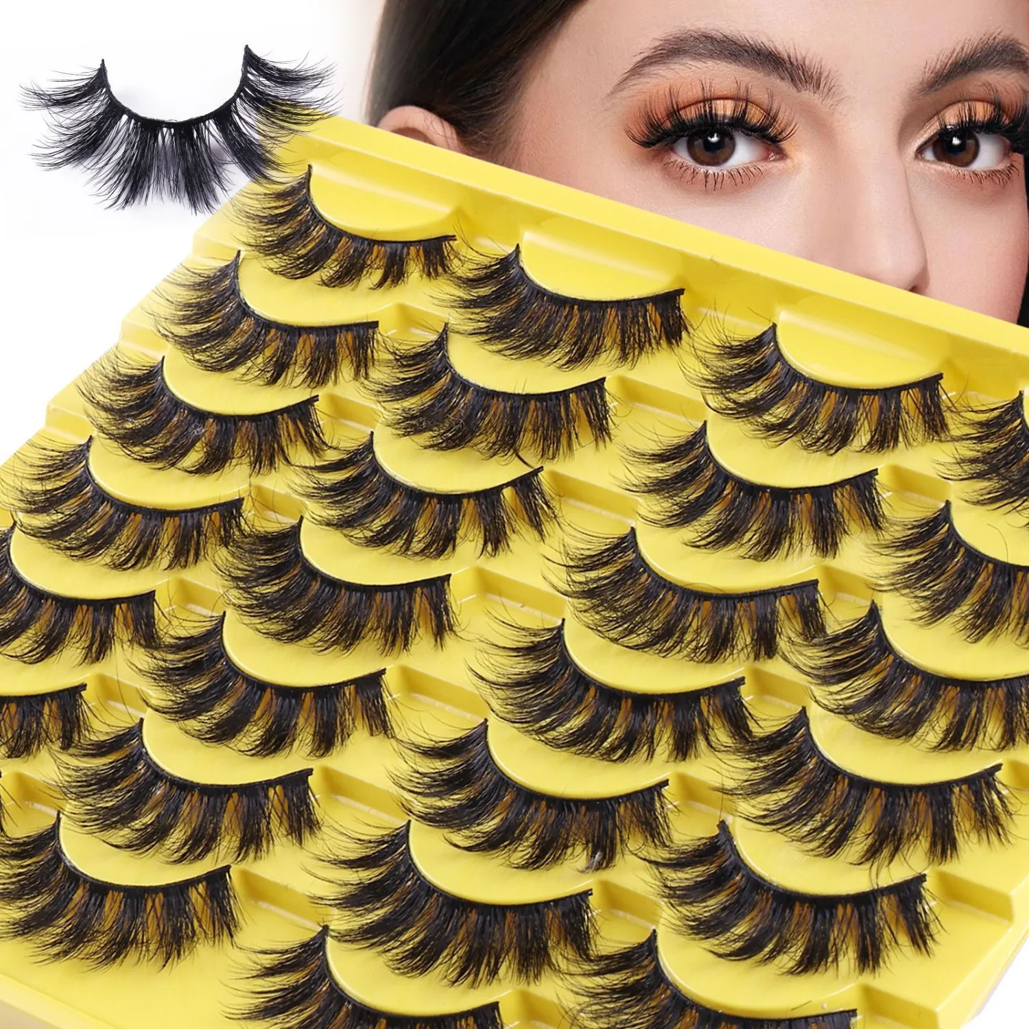 Thick And Natural Curl Eyelash Set
