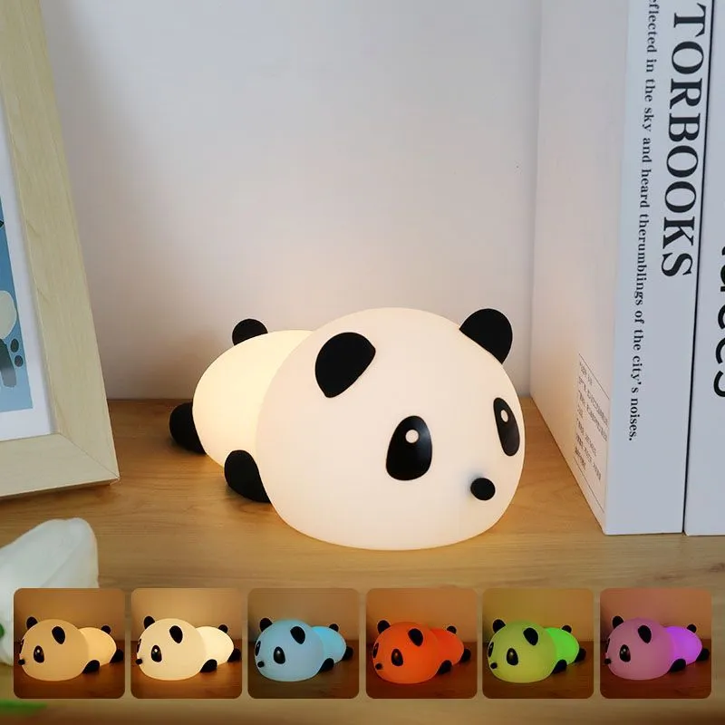 Panda-shaped LED Pat Light Intelligent Three-position Dimming