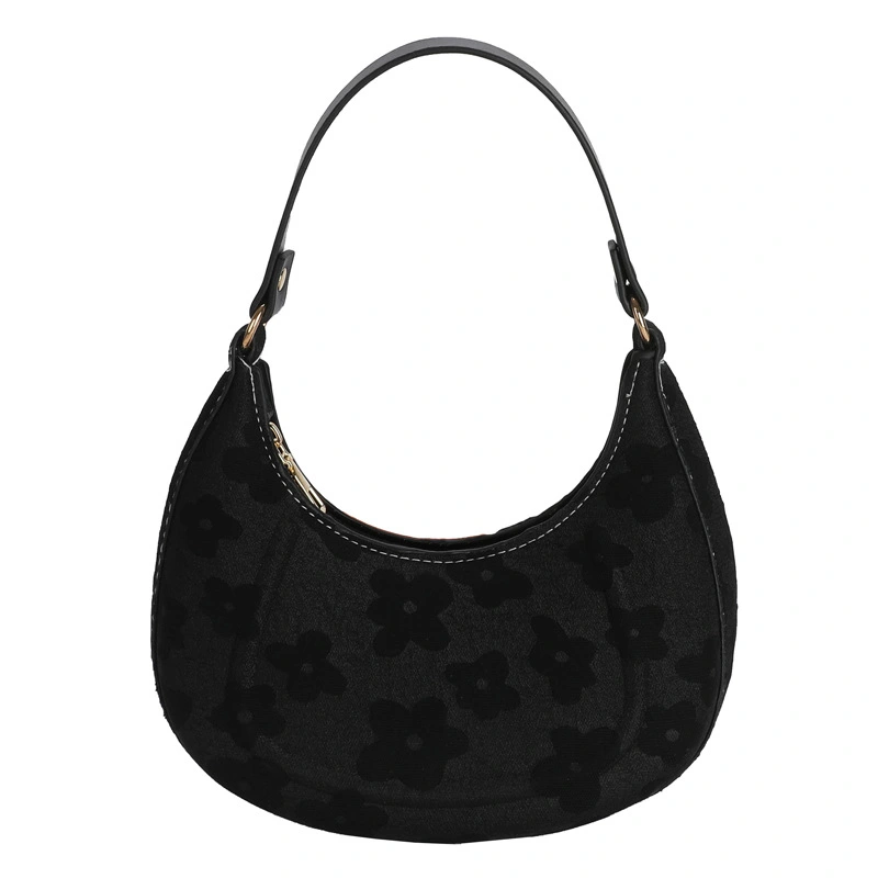 Fashionable Jacquard Handbag Temperament Retro