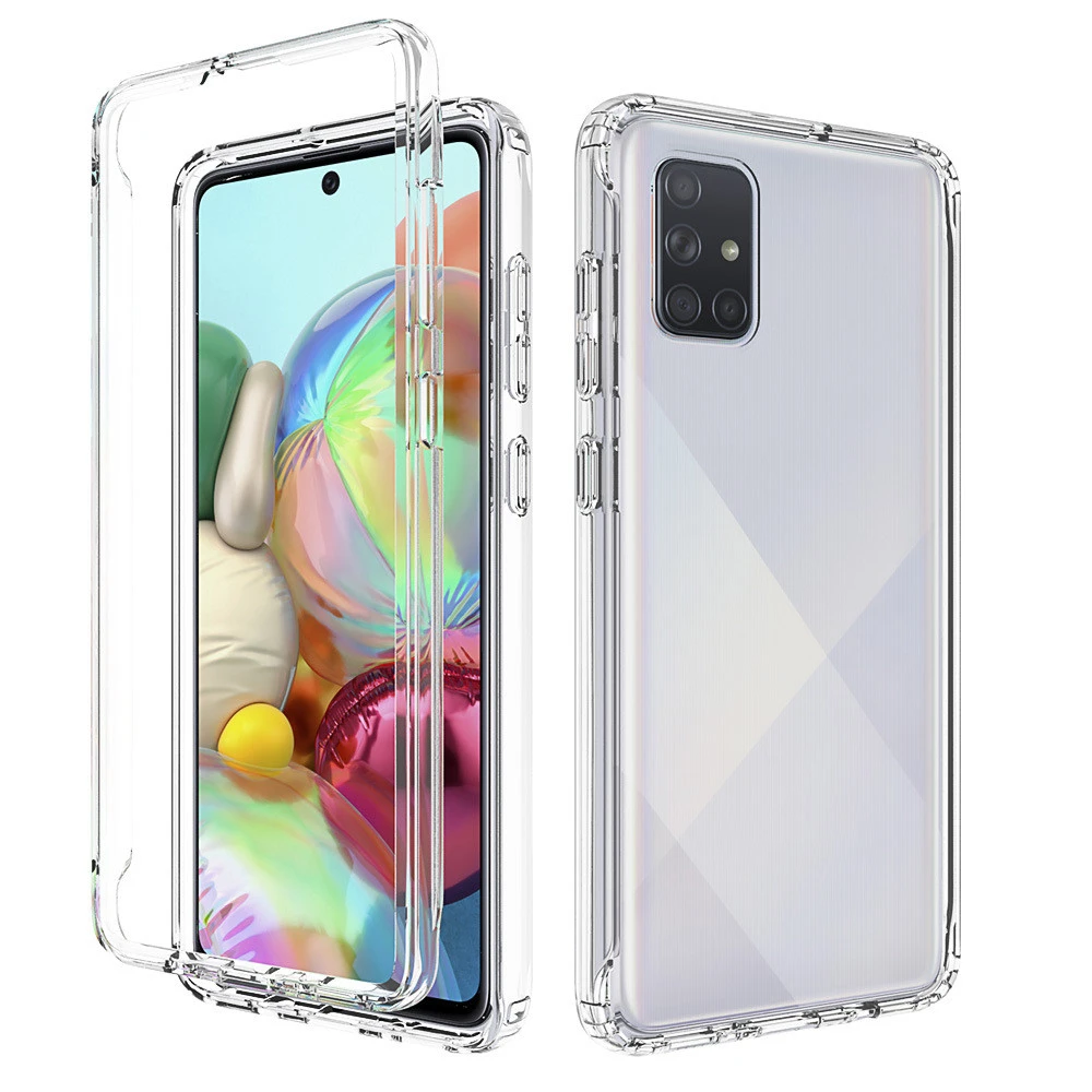 Suitable Phone Case Three In Two In One Transparent Anti Drop Soft