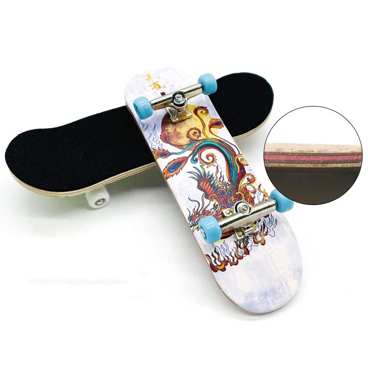 Finger Skateboard Maple Double Rocker