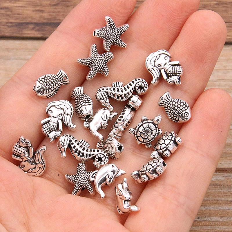 DIY Alloy Jewelry Small Hole Beads