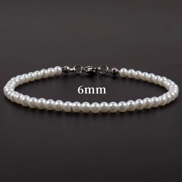 Men's Fashion Retro Pearl Bracelet